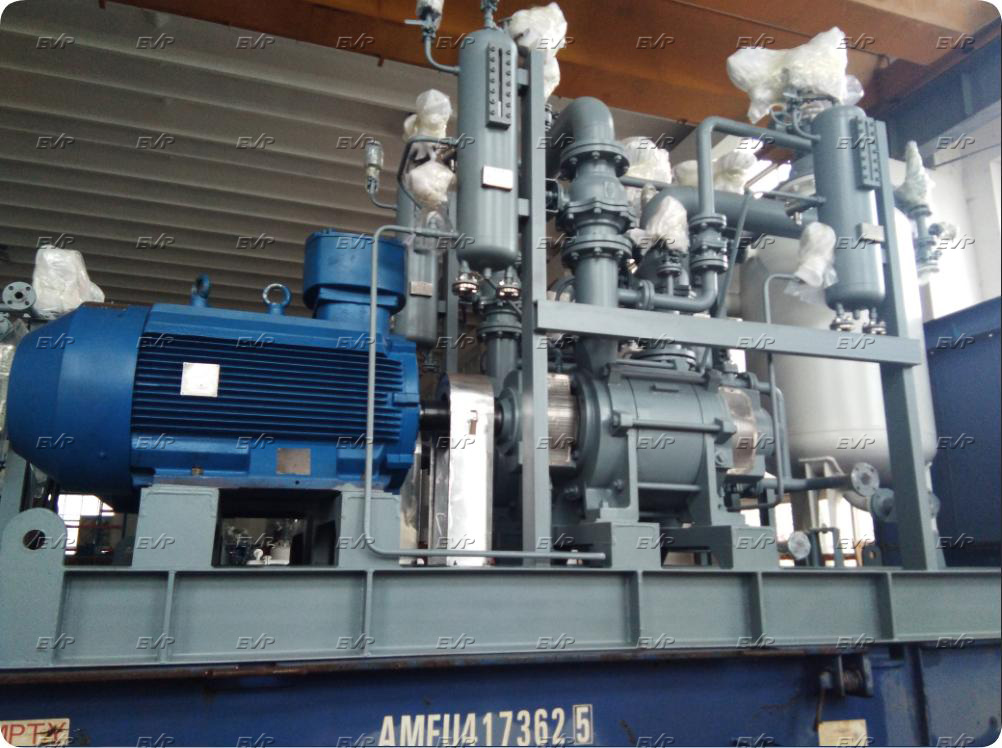 Liquid ring compressor selection in Middle local large-scale chemical factory production processes