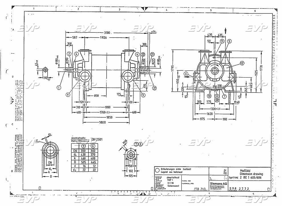 Replace NASH 2BE1-606, NASH drawing