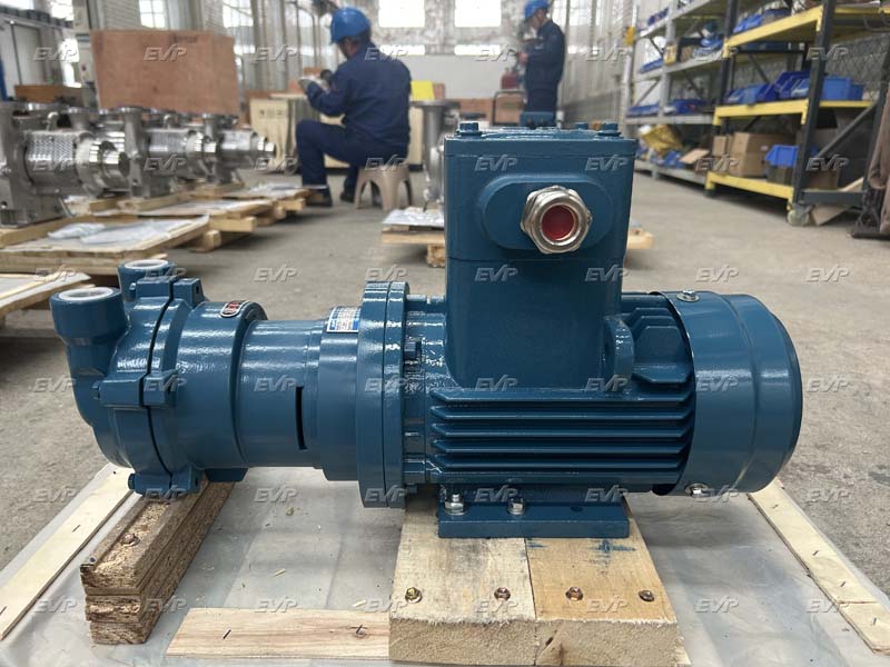 Atex liquid ring vacuum pump with Atex motor